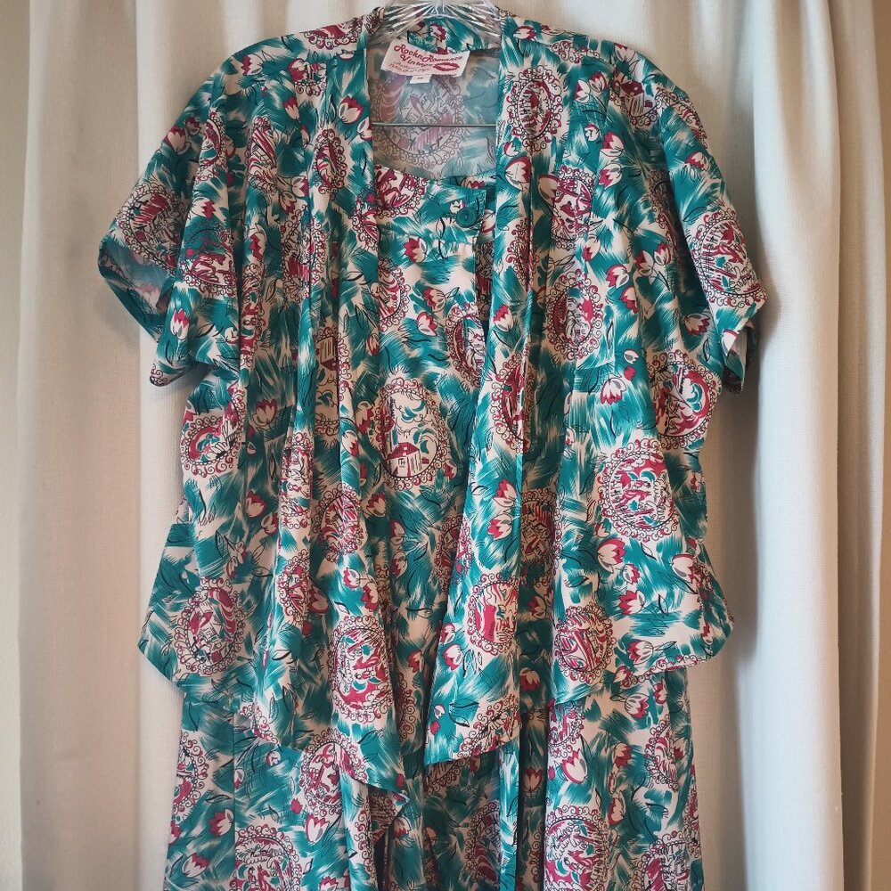 Rock n Romance Beverly skirt +Darla wrap top in Summer Breeze size 16